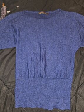 Outback Red Womens Crewneck Sweater in Cobalt Blue
